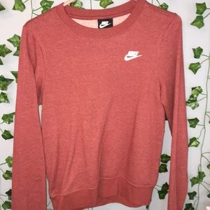 Nike crewneck sweatshirt heather XS hoodie red